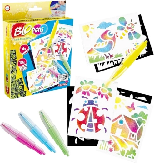Blopens Mini Kit Nature – creative airbrush set for kids