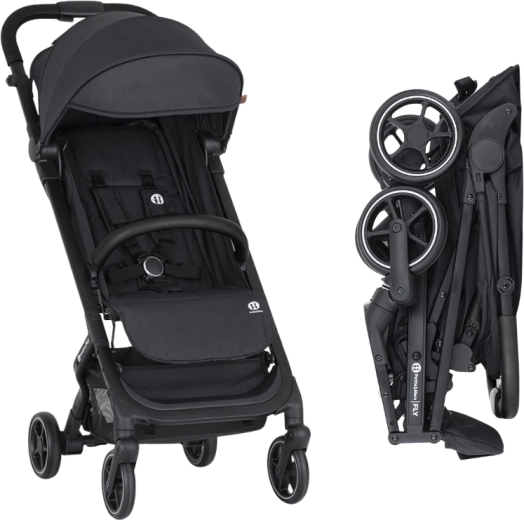Petite&Mars sports stroller Fly perfect black
