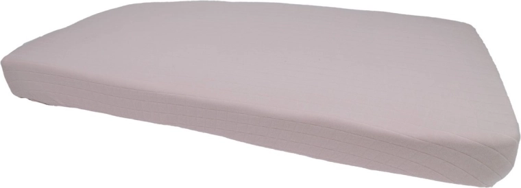 Lodger slumber solid cradle fitted sheet 40 × 80 cm powder
