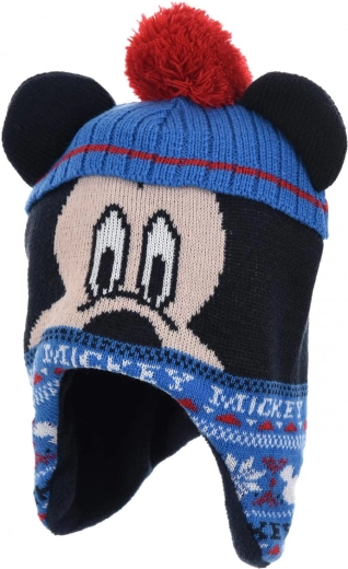 Children's Mickey Mouse Beanie with Fleece Lining