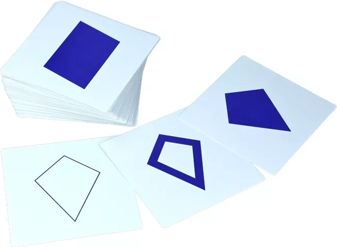 Kaardid Montessori geomeetrilisele kummutile Moyo Montessori