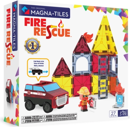MAGNA-TILES magnetic building set Firefighters (27 pieces)