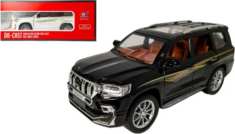 Die-cast model Toyota Land Cruiser Prado 1:24 with light and sound