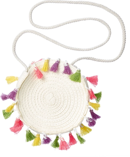 Souza! laste ümmargune käekott narmastega Ela