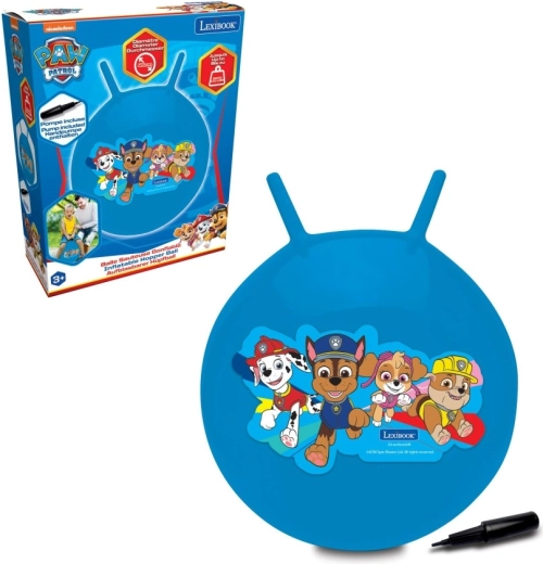 Lexibooki sinine PAW Patroli hüppepall käepidemetega 45 cm