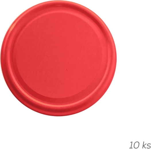 Canning Lids TO 66 Red 10 pcs