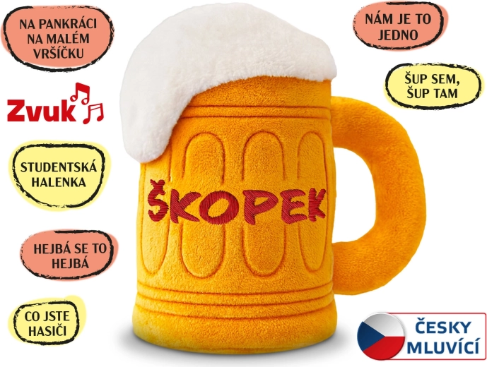 Plüüsist Škopek 20 cm meloodiatega