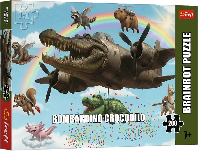 Trefl pusle BrainRots Bombardino Crocodilo 200 tükki