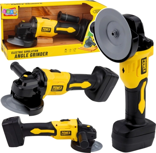 Lastete nurklihvija heliefektidega – kollane