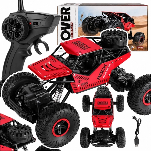 Remote control off-road car 4x4 1:16 red