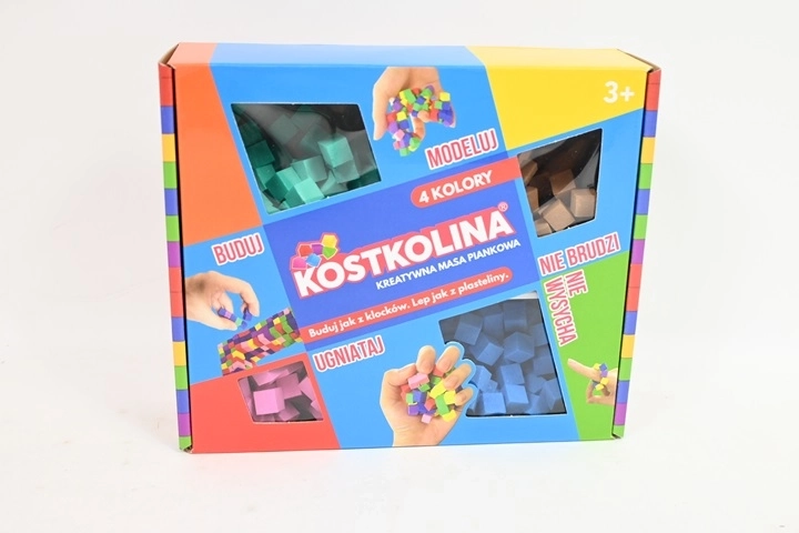 Blue Kostkolina – modeling clay, 4 colors
