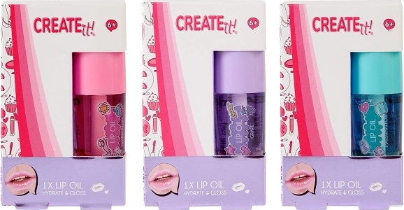 Create it! huuleõli lastele, 3 varianti