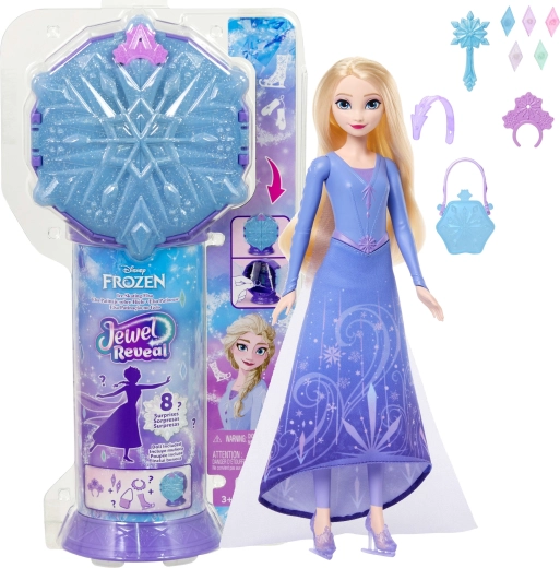 Mattel Disney Frozen Jewel Reveal nukk Elsa uiskudel koos tarvikutega