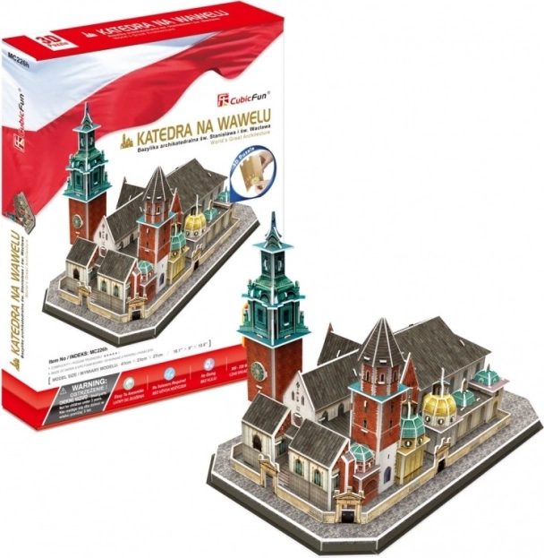 CubicFun Waweli katedraali 3D-pusle (101 detaili)