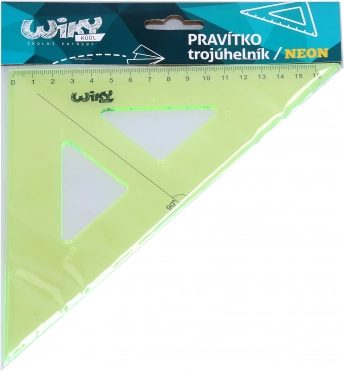 Right triangle neon 16 cm