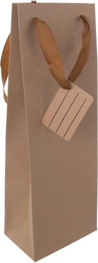 Gift paper wine bag Nature 12 × 8.5 × 36 cm