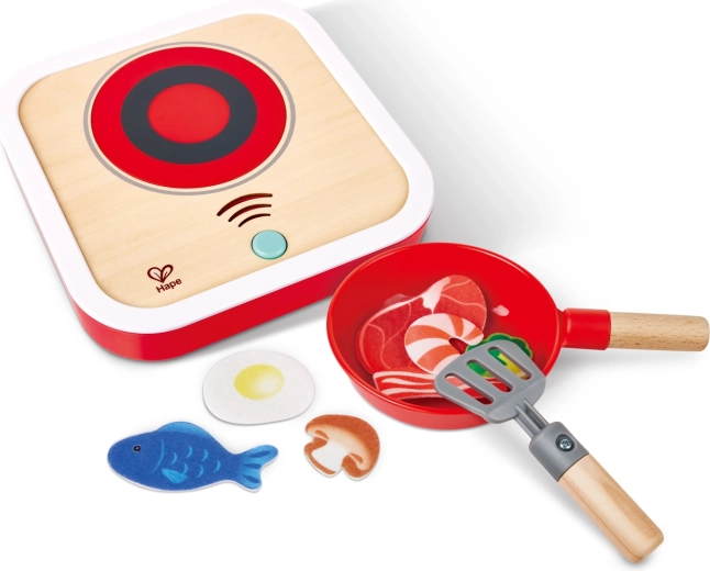 Hape interaktiivne puidust pliit valguse ja heliga