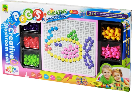 Värviline mosaiik seentega 210 tk