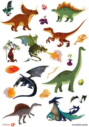 Topgal kleebised Dino