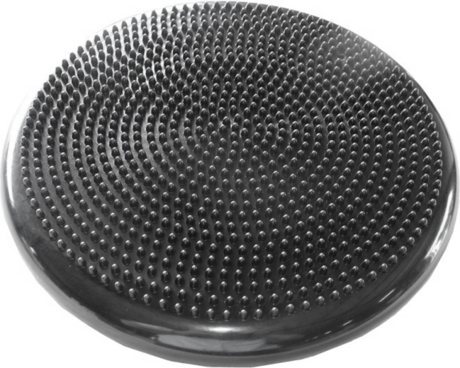 Merco kahepoolsed tasakaalupadi/massaažinuppudega alus 33 cm must – 1 tk