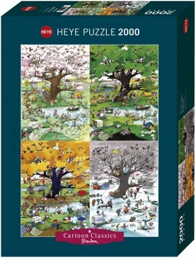 Puzzle 2000 tükki HEYE – neli aastaaega