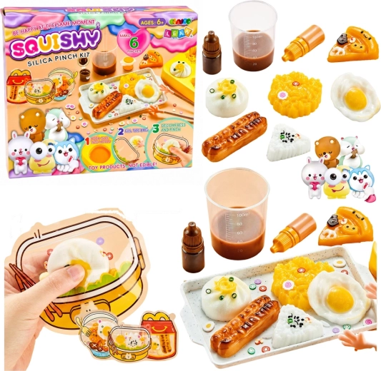 Kreatiivne komplekt squishy’de valmistamiseks – hommikusöögiteemaline DIY