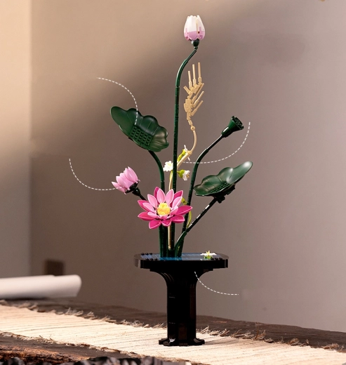CaDA Floral Art Summer Song ehituskomplekt – lilledekoratsioon 61,6 cm, 755 detaili