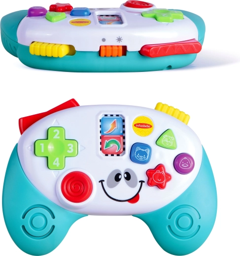 Interactive game controller with light and sound effects