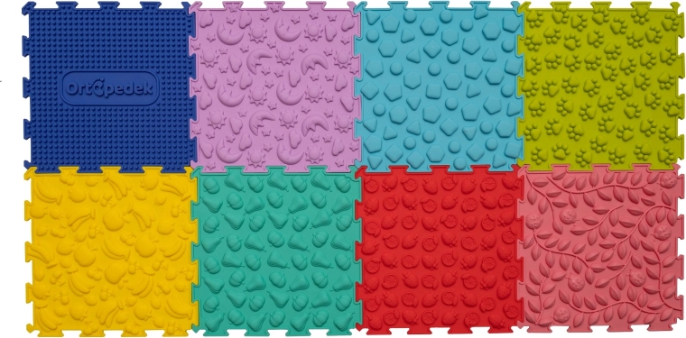 Ortopedek sensory mats – 8 pcs