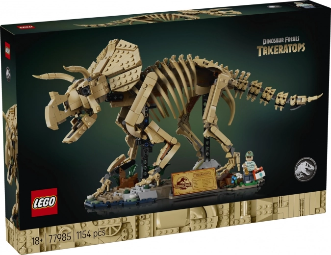 LEGO Jurassic World dinosaurusfossiilid: triceratops