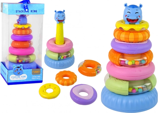 Educational Pyramid Colorful Rings