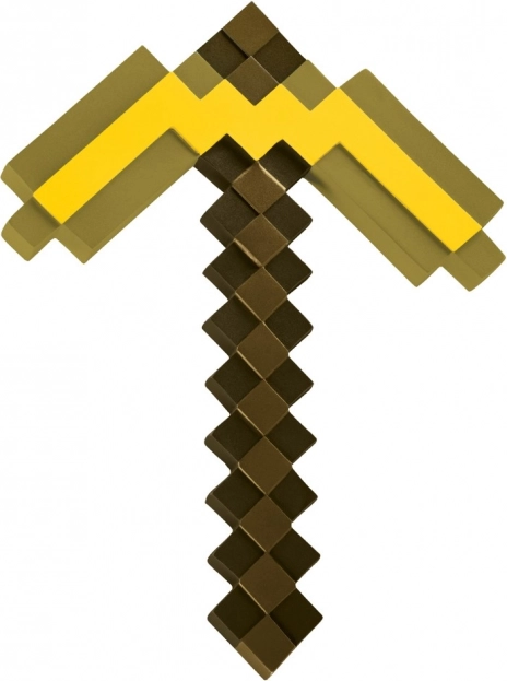 Kuldne kirka MINECRAFT – plastist replika