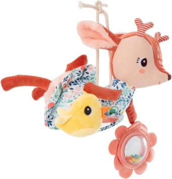 Lilliputiens plush toy with activities Fawn Stella