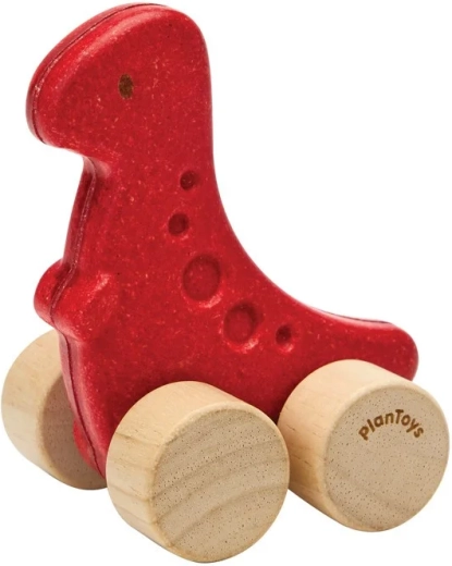 PlanToys puidust dinosaurusauto dino rex – 1 tk