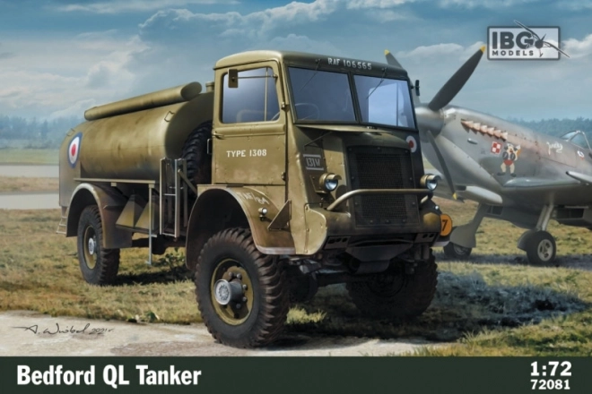 Mudel Bedford QL Tanker 1:72