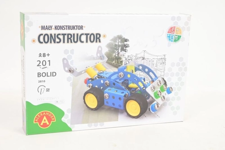 Väike konstruktor – võidusõiduauto (201 osa)