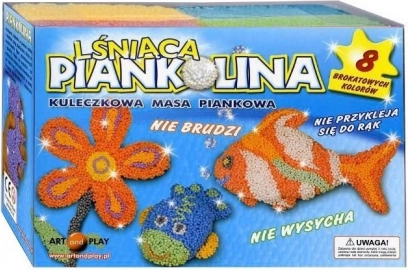 Piankolina – glitter modeling foam, 8 colors