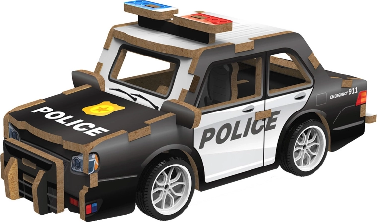 2Kids Toys 3D puidust kokkupandav politseiauto