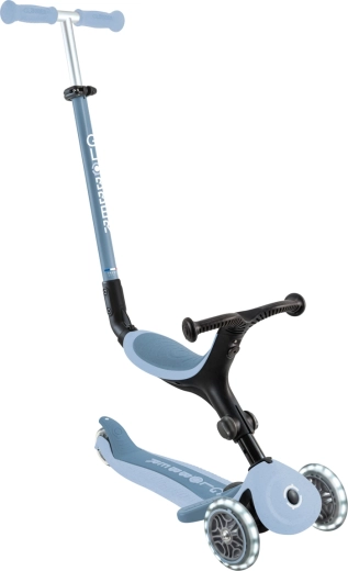 Globber Go-up active lights ecologic 3v1 tõukeratas LED-ratastega blueberry