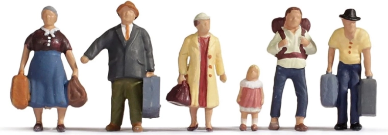 Noch set of traveler figures H0