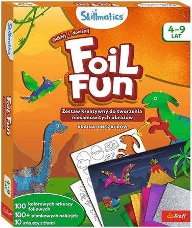 Skillmatics Foil Fun dinosauruste maastik – loovkomplekt fooliumitega
