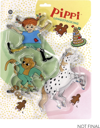 Pippi – küpsisevormide komplekt (3 tk)