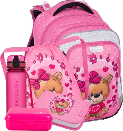Bagmaster lumi 24 h suur koolikomplekt esimesse klassi minejatele – karuke