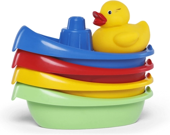 Bathtub Boats with Duck – Set of 4