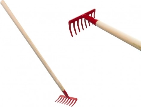 Laste aiariisud puidust varrega – Punane