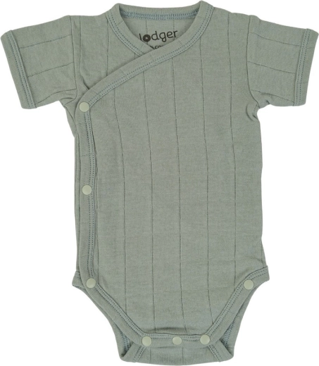 Lodgeri lühikeste varrukatega beebikombe Tribe, silt green, suurus 68
