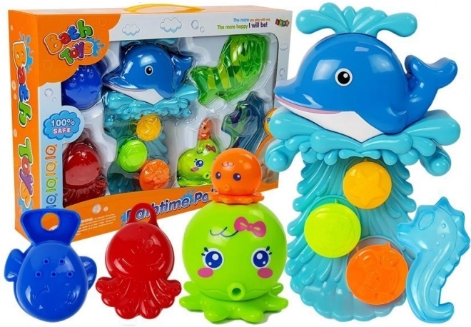 Bath Set Dolphin Sea Animals