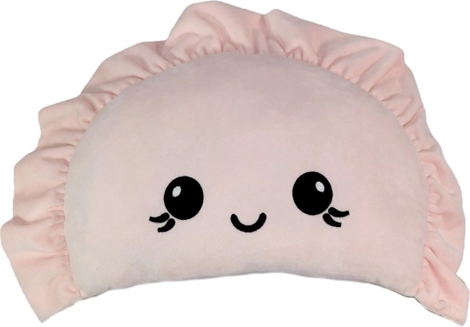 Roosa plüüsist pierog 42 cm