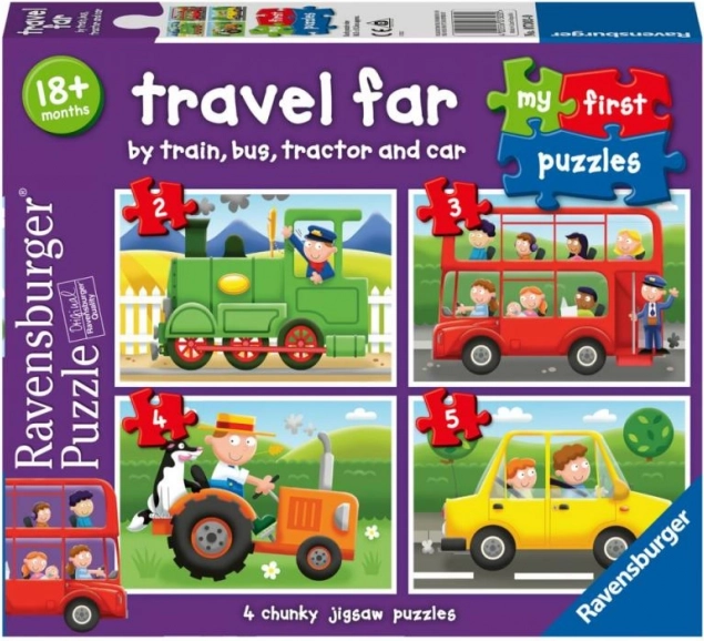 Ravensburger Minu esimesed pusled: Sõidukid 4in1