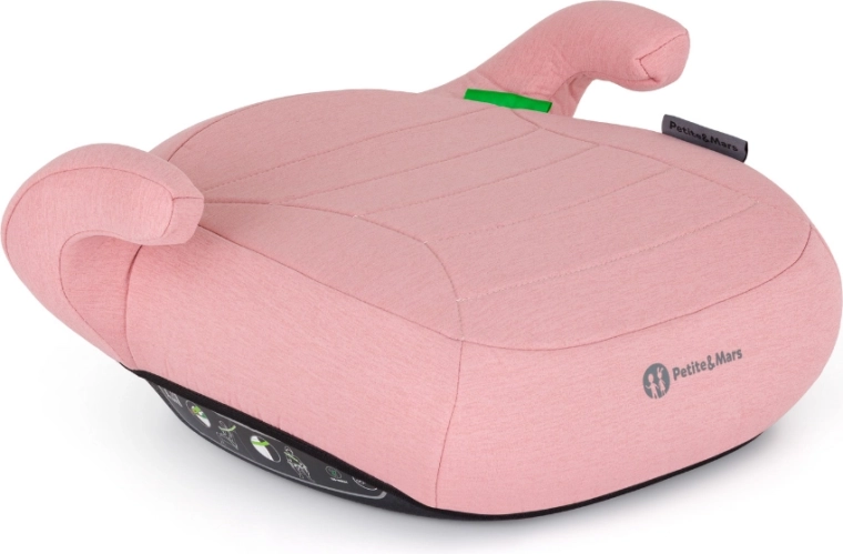 Petite&Mars car booster seat Zuno Han Pink 125–150 cm